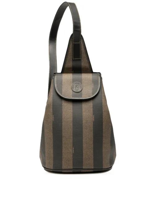 20th Century Pequin Coated Canvas Sling Bag crossbody bag by FENDI
