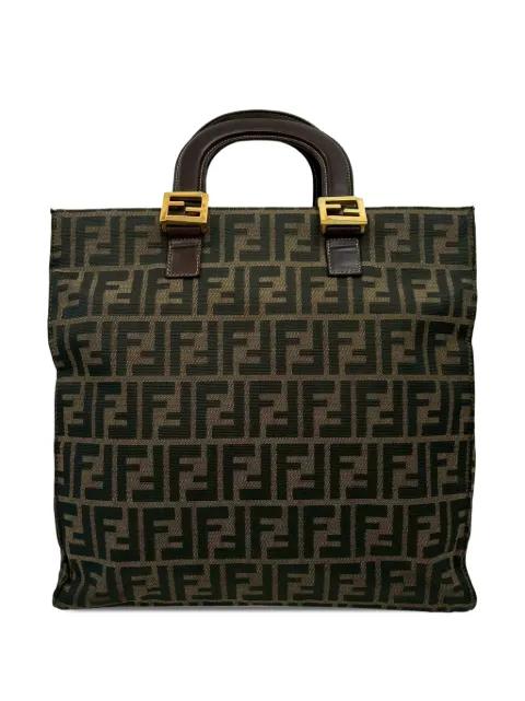 20th Century Zucca Canvas Twins tote bag by FENDI