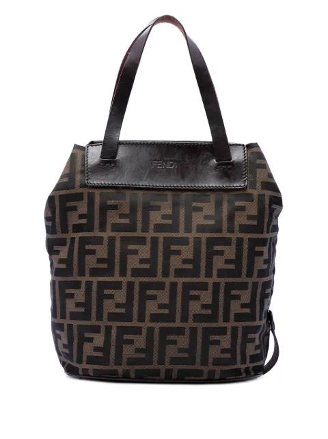 20th Century Zucca Canvas bucket bag by FENDI