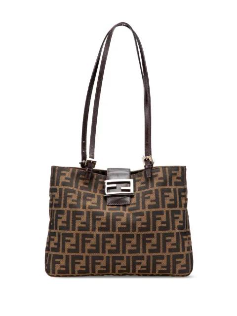 20th Century Zucca Canvas shoulder bag by FENDI