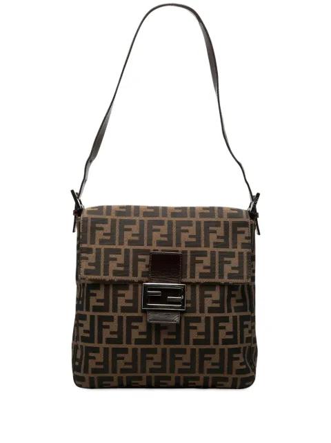 20th Century Zucca Canvas shoulder bag by FENDI