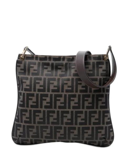 20th Century Zucca Coated Canvas shoulder bag by FENDI