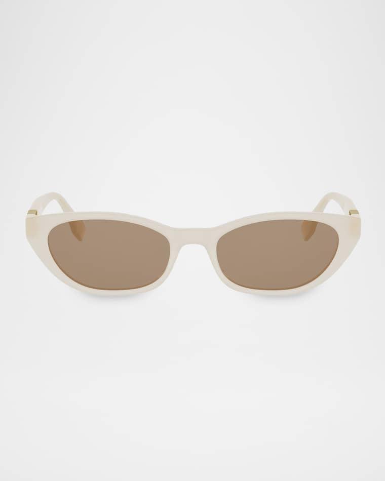 Baguette 54mm Acetate Cat-Eye Sunglasses by FENDI