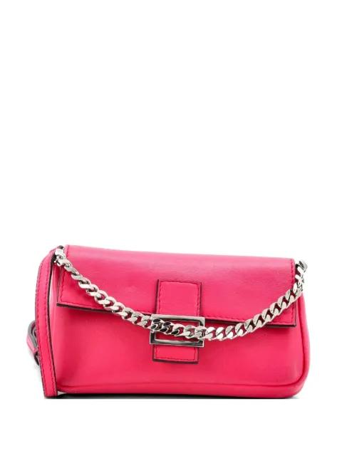 Baguette Bag Leather Micro crossbody bag by FENDI