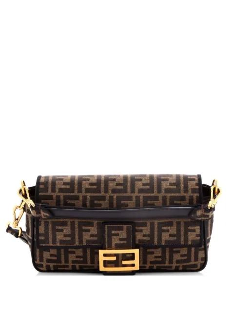 Baguette NM Bag Zucca Canvas Medium shoulder bag by FENDI