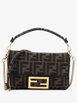 Baguette NM Bag Zucca Canvas Mini crossbody bag by FENDI Baguette NM Bag Zucca Canvas Mini crossbody bag by FENDI