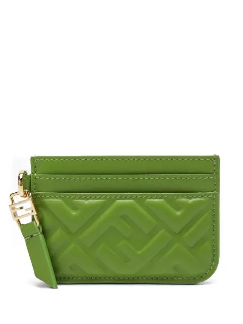 Baguette ff motif flat cardholder by FENDI