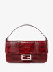 Baguette lizard-effect leather shoulder bag by FENDI Baguette lizard-effect leather shoulder bag by FENDI