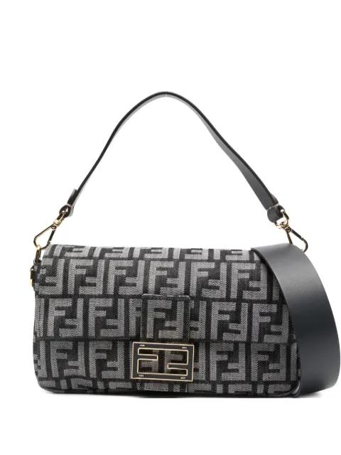 Baguette logo tote bag by FENDI