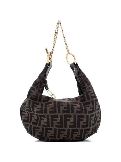 Chef Chain Zucca Canvas Mini hobo bag by FENDI