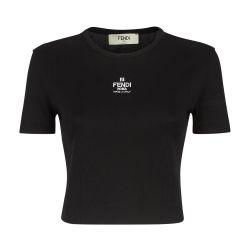 Cropped slim-fitting top by FENDI