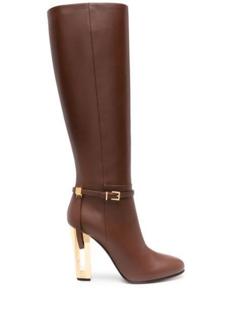 Delfina 105mm high-heeled boots by FENDI