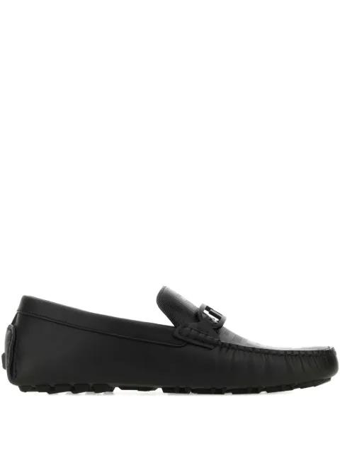 Diver O Lock leather loafers by FENDI