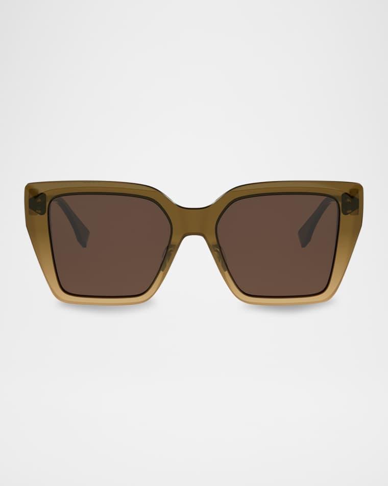 FF Diamonds 54mm Square Sunglasses by FENDI