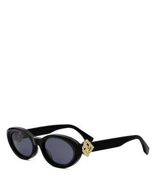 FF Diamonds Oval Sunglasses by FENDI