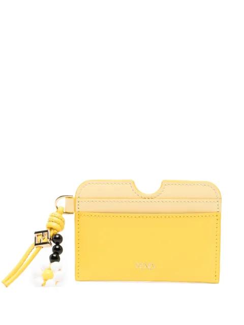 FF Diamonds flower-detail card holder by FENDI