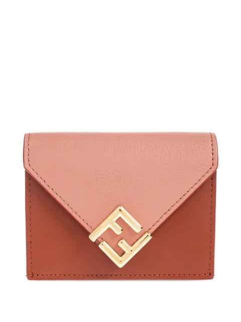 FF Diamonds logo-plaque wallet by FENDI
