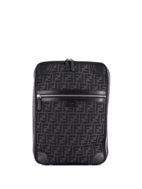 FF Travel Zucca Canvas and Leather Medium backpack by FENDI