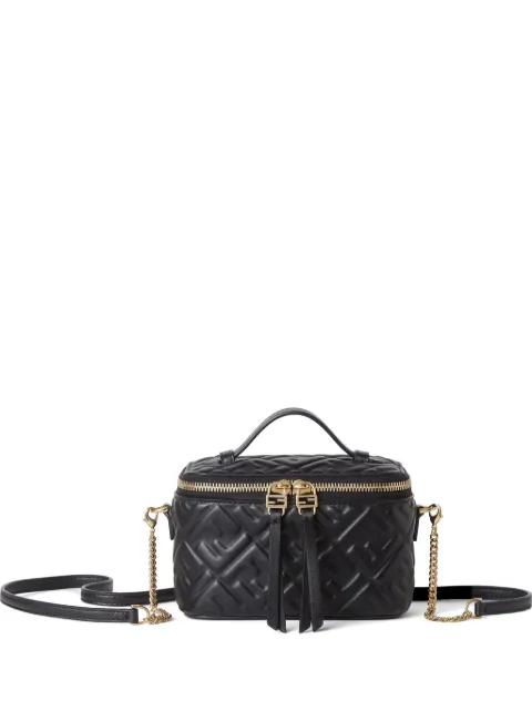 FF-embossed leather make-up bag by FENDI