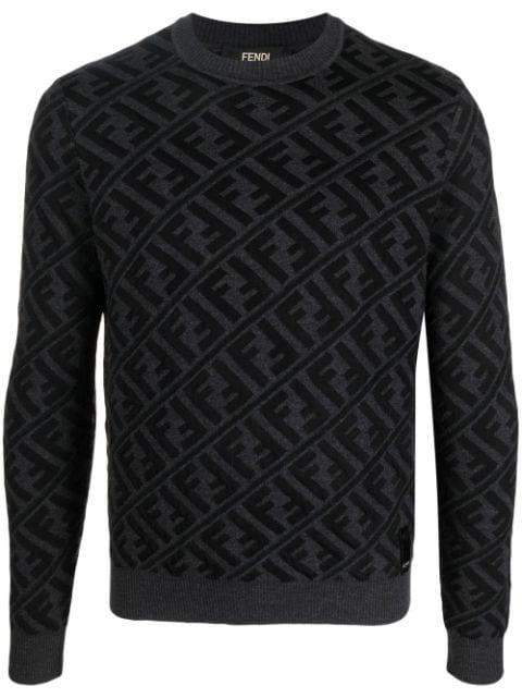 FF monogram-pattern jumper by FENDI
