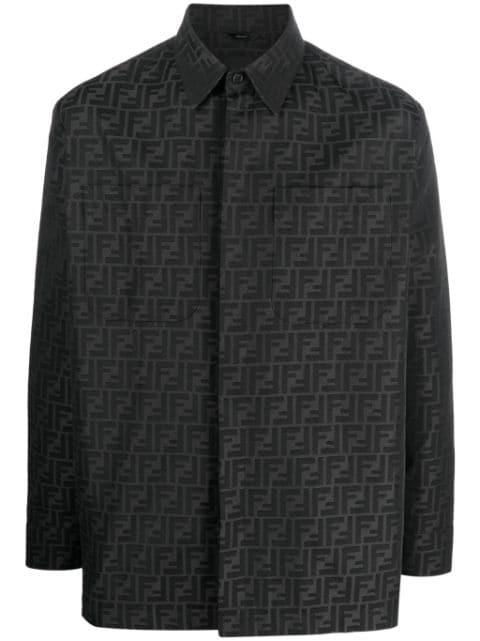 FF-monogram shirt jacket by FENDI