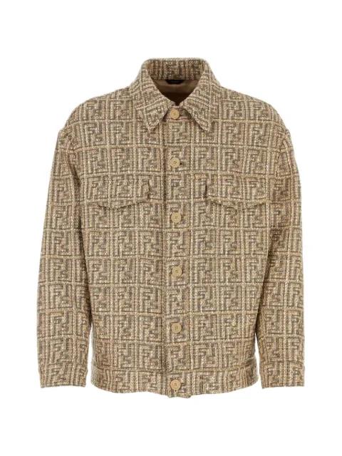 FF-motif shirt jacket by FENDI