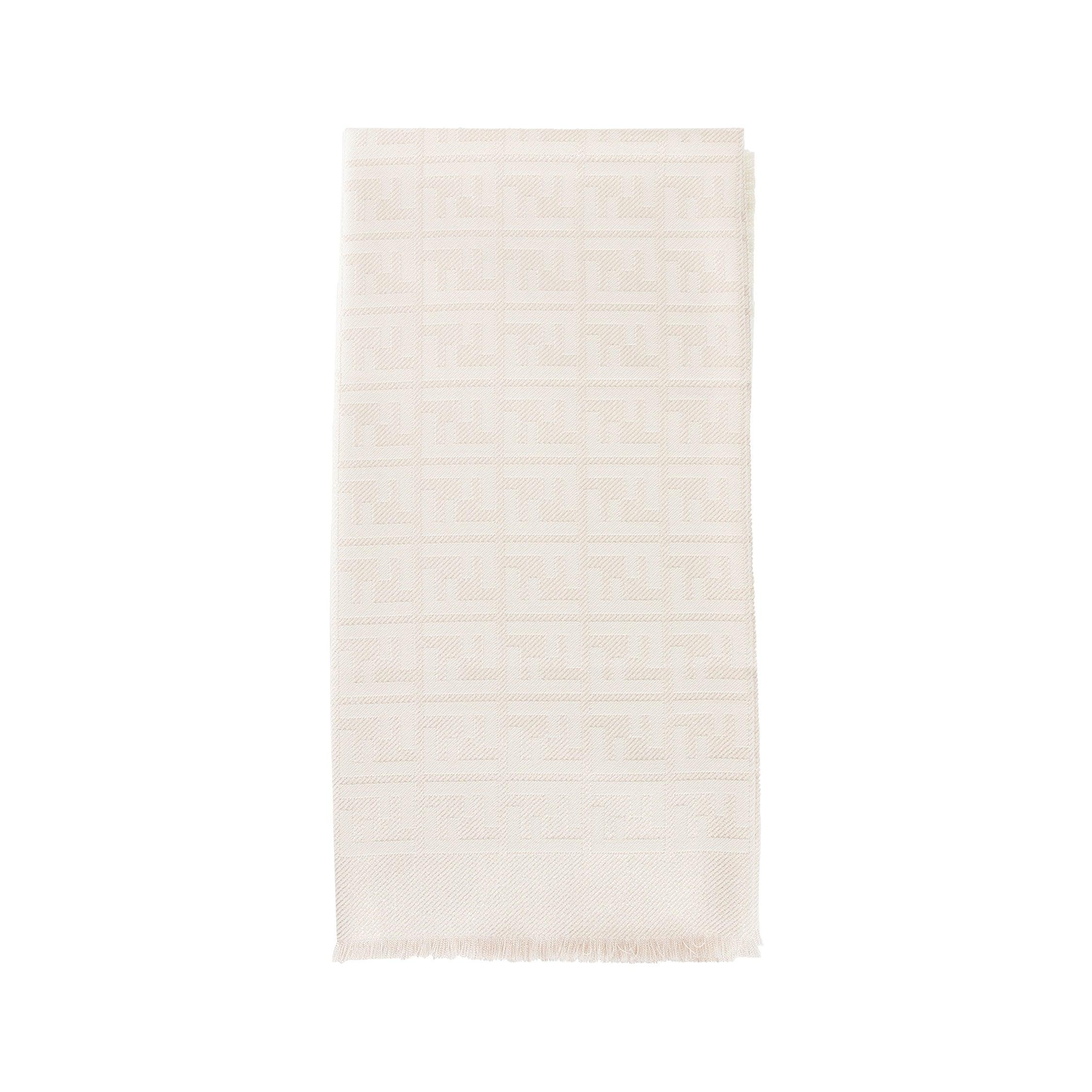 FF wool and metallic yarn shawl by FENDI