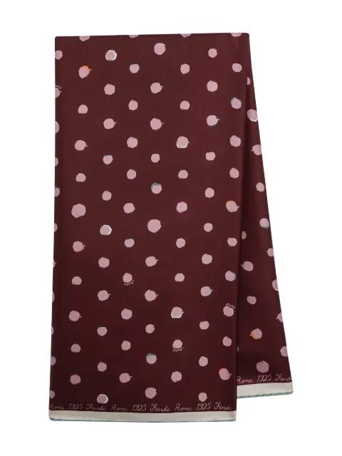 Falena Dots foulard scarf by FENDI