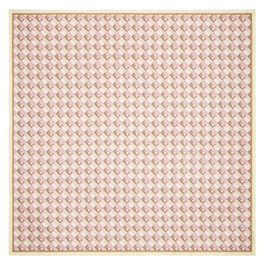 Fendi FF Geometric Square Silk Foulard by FENDI