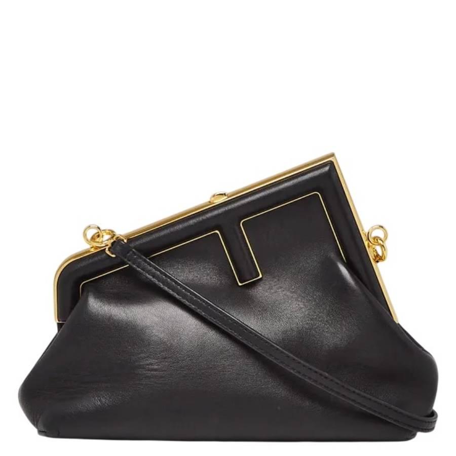 Fendi First Small Nappa Leather Clutch by FENDI
