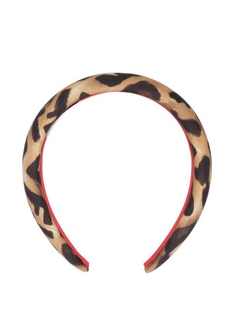 Fendi Leo animalier-print headband by FENDI