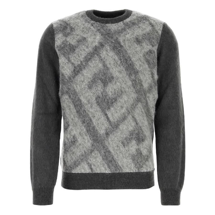 Fendi Long Sleeve Crew Neck Sweater by FENDI