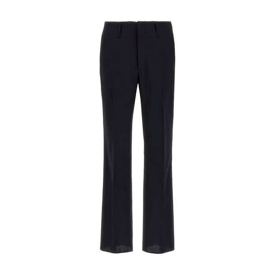 Fendi Mens Straight Leg Wool Trousers by FENDI