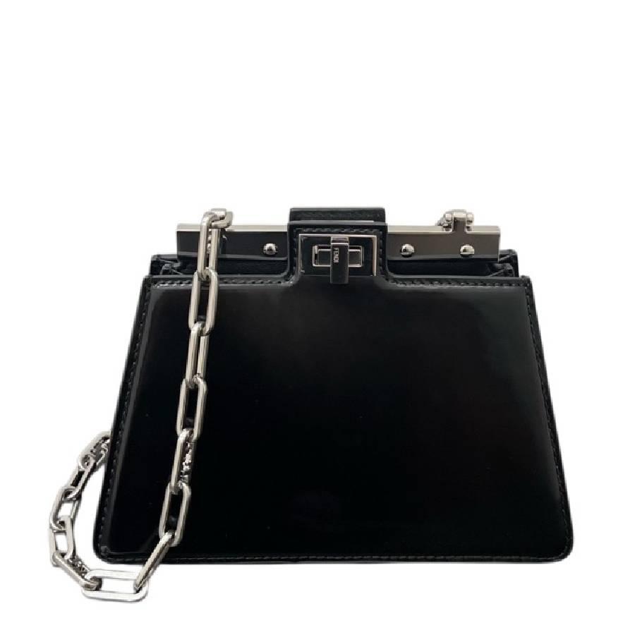 Fendi Peekaboo Chain-Link Handle Bag by FENDI