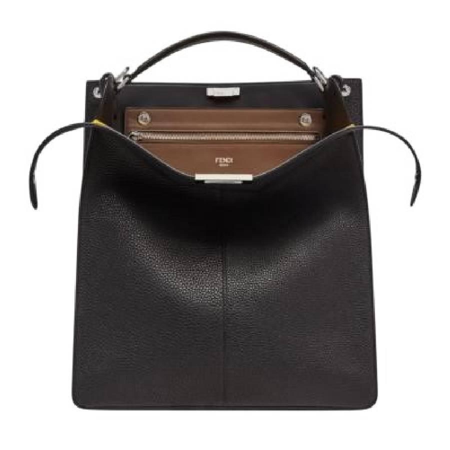 Fendi Peekaboo Iseeu Iconic Twist Lock Tote by FENDI