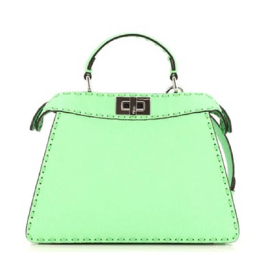Fendi Peekaboo Top Handle Leather Bag by FENDI