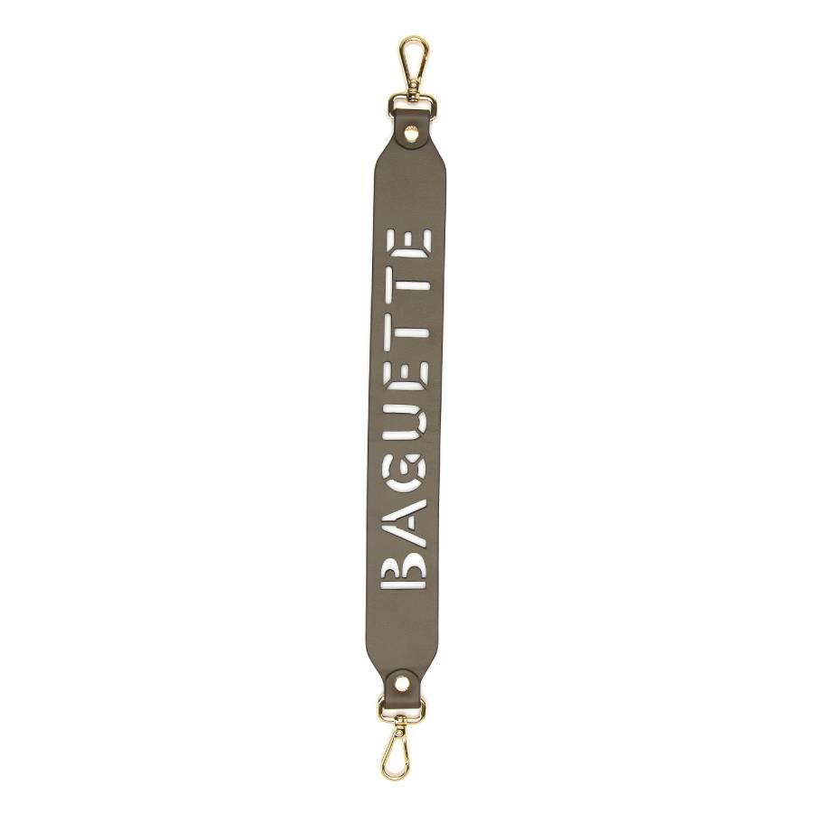 Fendi Strap You-Dark Coffee Leather Mini Shoulder Strap by FENDI