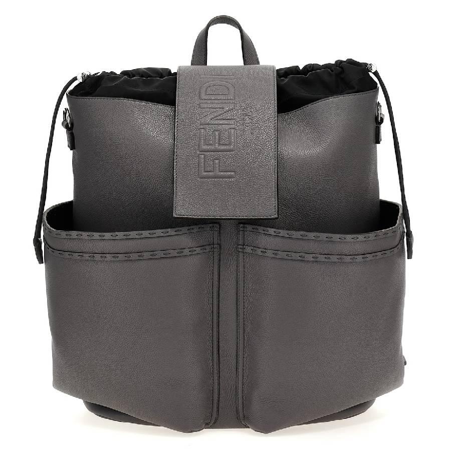 Fendi Strike Large Leather Backpack by FENDI