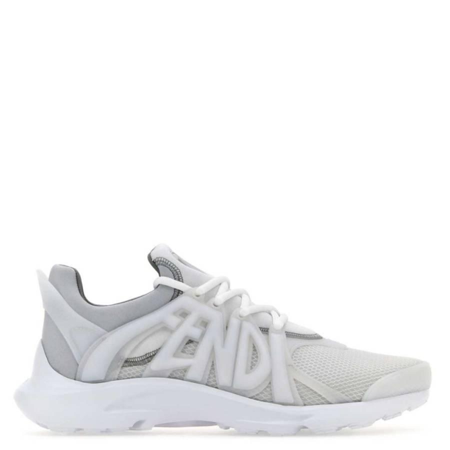 Fendi Tag Technical Mesh Running Sneakers by FENDI