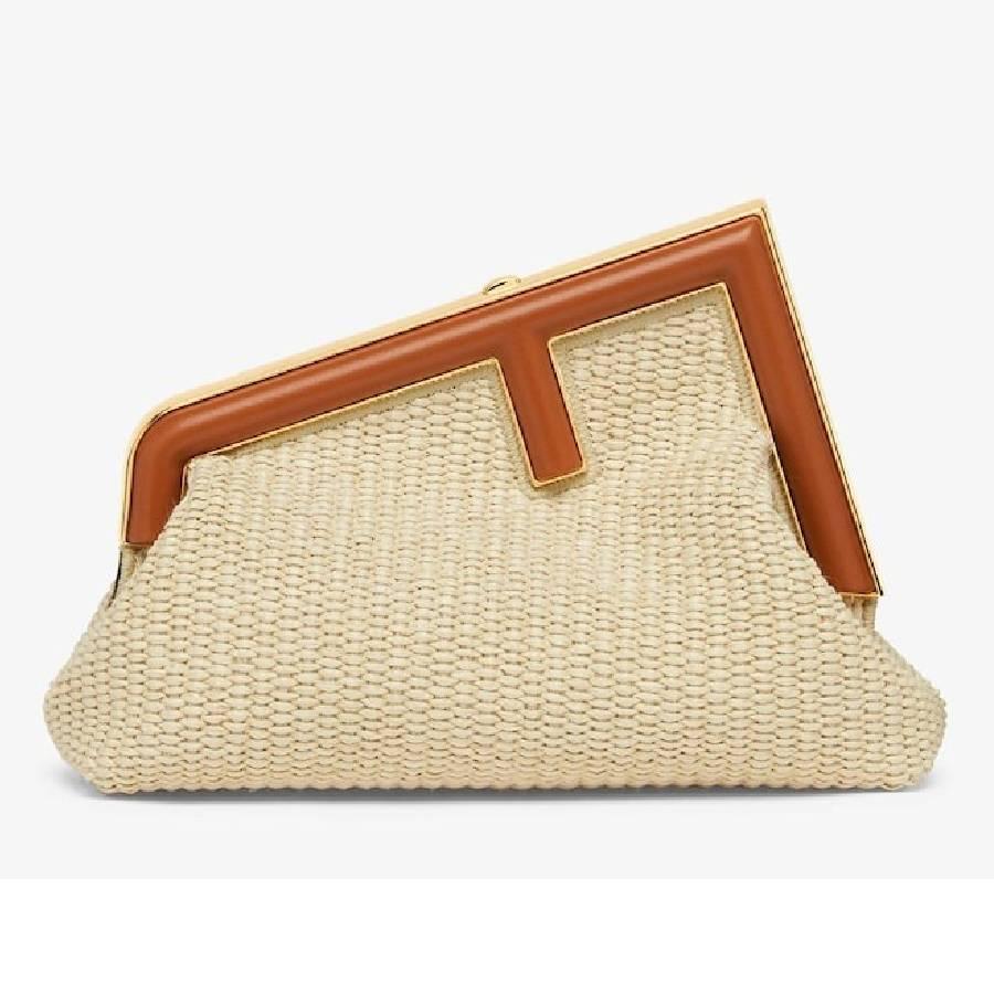 Fendi Textured Weave First Small Clutch Bag by FENDI