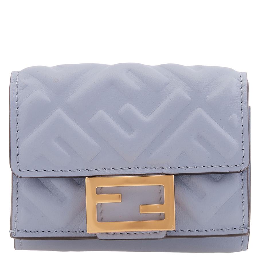 Fendi Tri-Fold Baguette Micro Wallet by FENDI