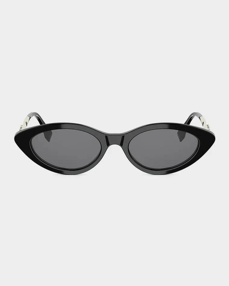 Fendigraphy 51mm Acetate & Metal Cat-Eye Sunglasses by FENDI