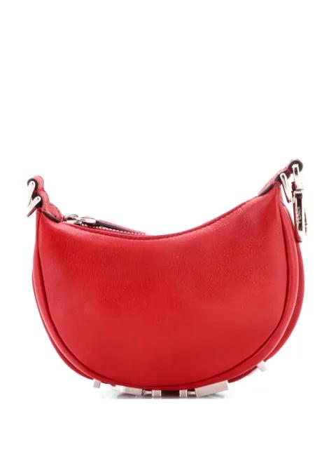 Fendigraphy Bag Leather Nano hobo bag by FENDI