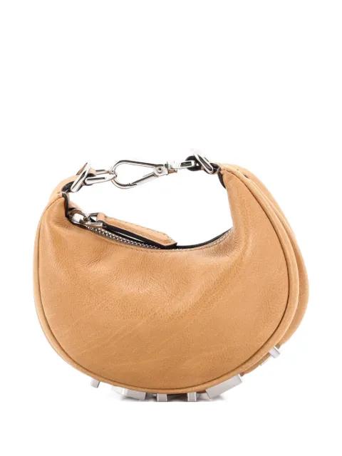 Fendigraphy Bag Leather Nano hobo bag by FENDI