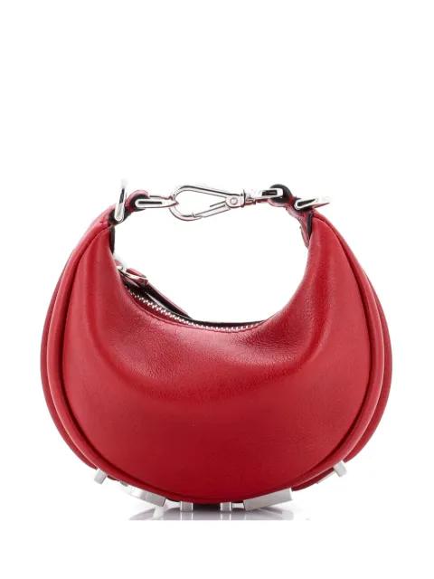 Fendigraphy Bag Leather Nano hobo bag by FENDI