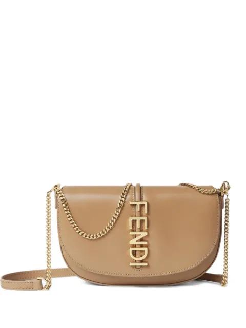 Fendigraphy logo-lettering crossbody  bag by FENDI