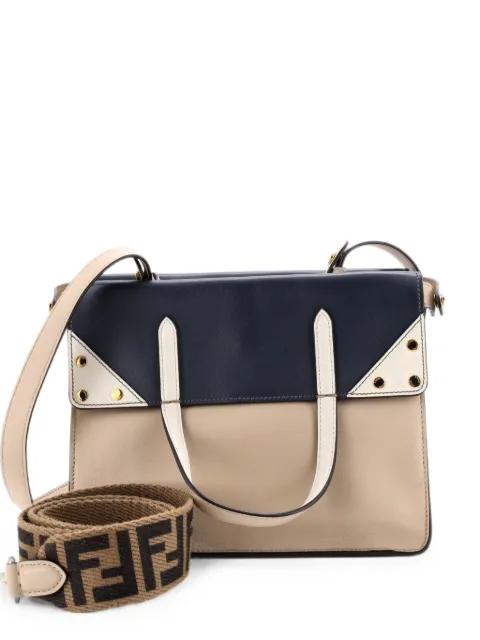Flip Leather Small tote bag by FENDI