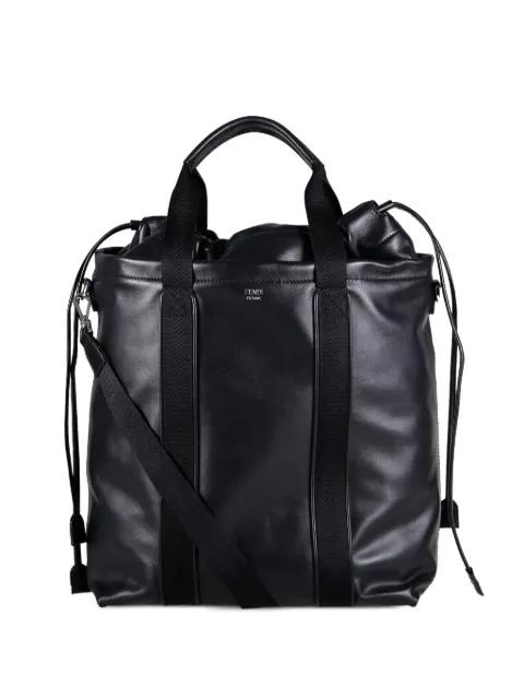 Flux drawstring-closure tote bag by FENDI