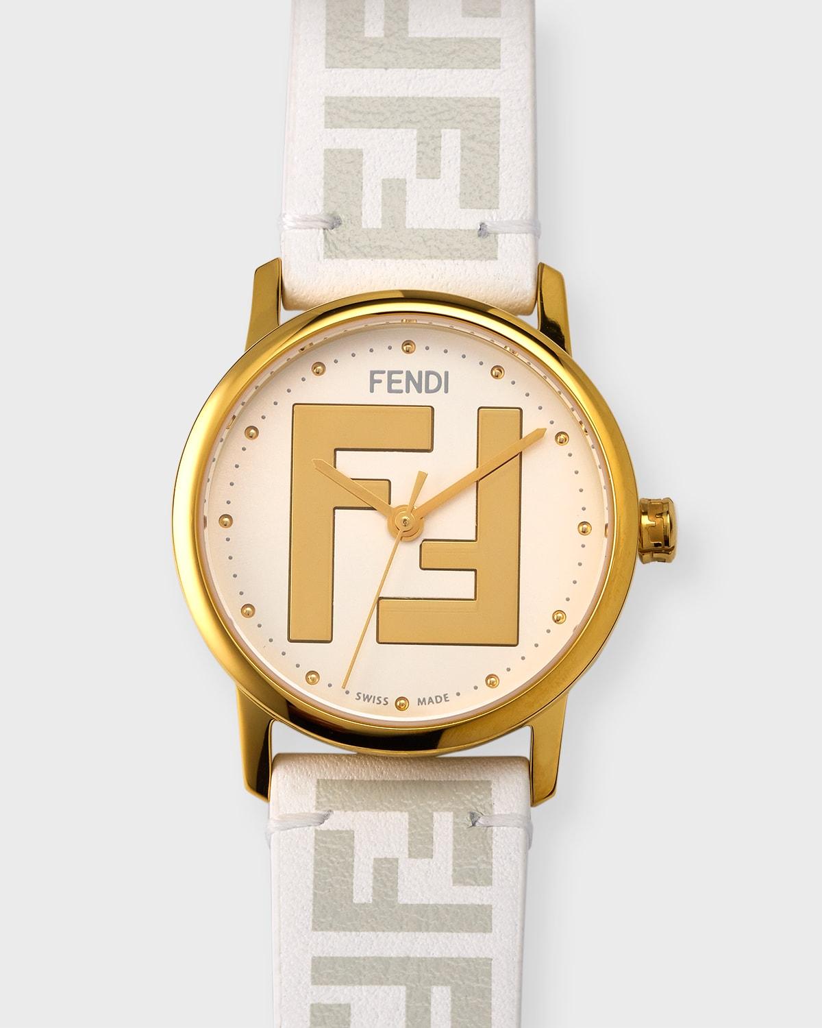 Forever Fendi 29mm Watch with Leather Strap by FENDI