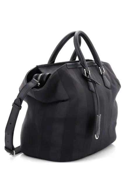 Frame Convertible Pequin Canvas Medium satchel by FENDI